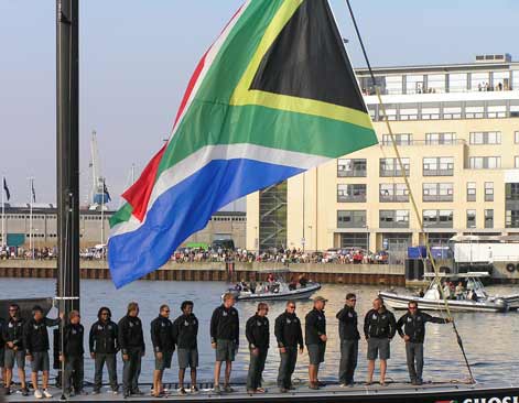 Sydafrikas America's Cup-bt