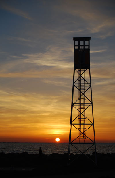 Vakttornet vid djuphavsbadet i Scaniaparken