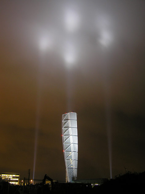 Turning Torso at night