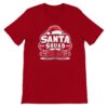 Santa squad t-shirt, red