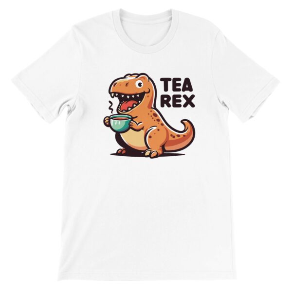 Tea rex t-shirt, white