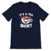 It's a tea shirt t-shirt, navy