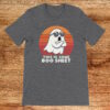 This is some boo sheet, dark gray heather t-shirt
