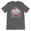 Santa squad t-shirt, dark gray heather