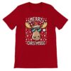 Merry Christmoose t-shirt, red