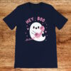 Hey boo cute ghost, navy t-shirt